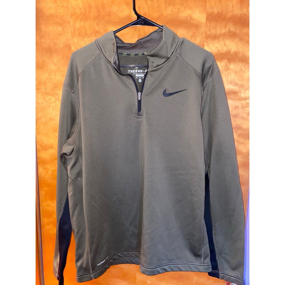 Army Green Nike Quarter Zip